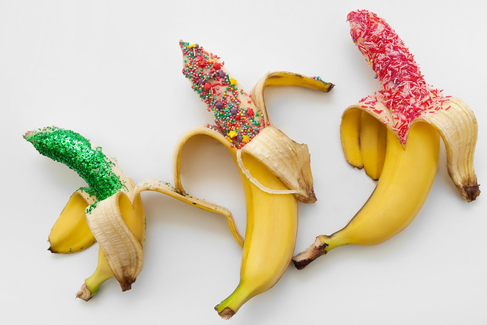 Bananas como símbolo para diferentes tamanhos de pénis
