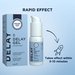 Efeito rápido em 5-10 minutos de utilização do Mister Size Delay Gel