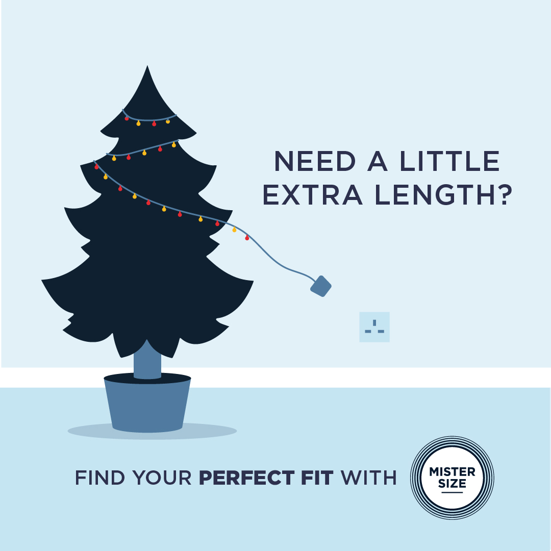 Árvore de Natal com luzes de fadas onde o cabo é demasiado curto